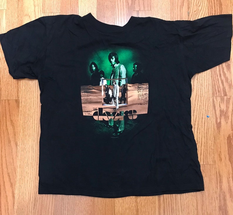 The Doors Riders On The Storm La Woman Lyrics Vintage T Shirt Etsy