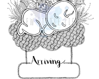 Pregnancy Coloring Page - DIGITAL DOWNLOAD - Birth art, Adult coloring, Birth affirmations, Mandala, Coloring page, Pregnancy announcement