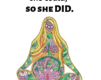 Pregnancy Coloring Page - DIGITAL DOWNLOAD - Birth art, Adult coloring, Birth affirmations, Mandala, Coloring page, Pregnancy
