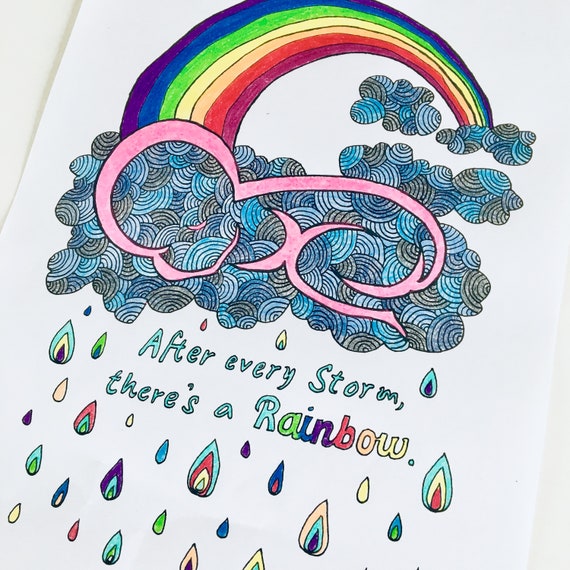Rainbow Baby Coloring Page DIGITAL DOWNLOAD Pregnancy - Etsy
