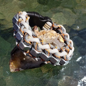 Sanctified Hex Nut Bracelet