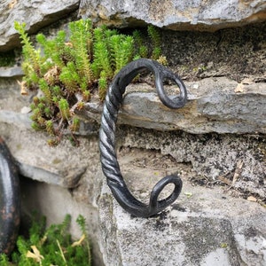 Rope Twisted Oath Ring - Custom Fit, Hand forged, viking