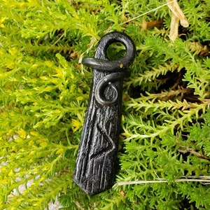 Thurisaz Runic Pendant - Hand forged, Viking, Asatru