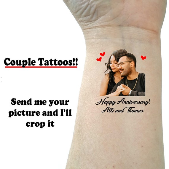 Bachelorette Tattoos, Anniversary Tattoos, Groom Face, Bride Face, Custom  Tattoo, Face Tattoo, Picture Tattoo, Party Favors - Etsy