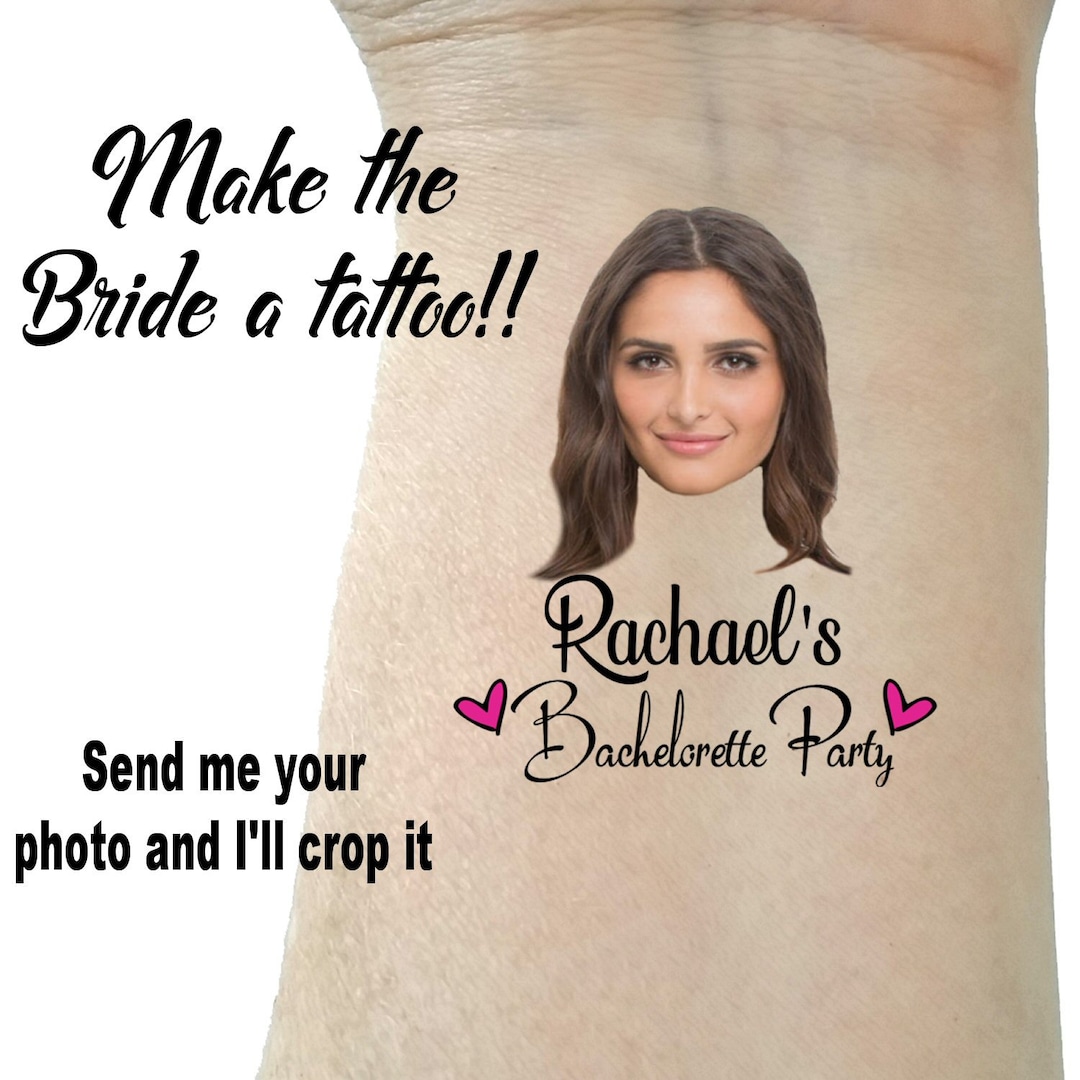 Bachelorette Tattoos, Bachelorette Party Tattoos, Groom Face, Bride