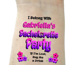 Bachelorette party tattoos Bachelorette tattoo Temporary tattoo party tattoos Bachelorette party hipster tattoos