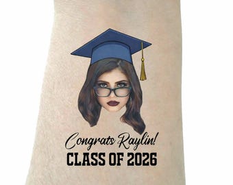 Graduation face tattoos, Grad party tattoos, custom face tattoo, personalized tattoo, picture tattoo, Gift for graduate, Graduation party