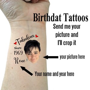 Birthday tattoo custom tattoos face tattoo fabulous tattoo