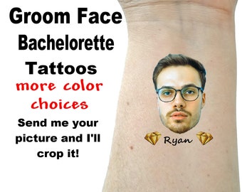 Bachelorette Party Tattoos Groom Tattoos Photo Tattoos - Etsy