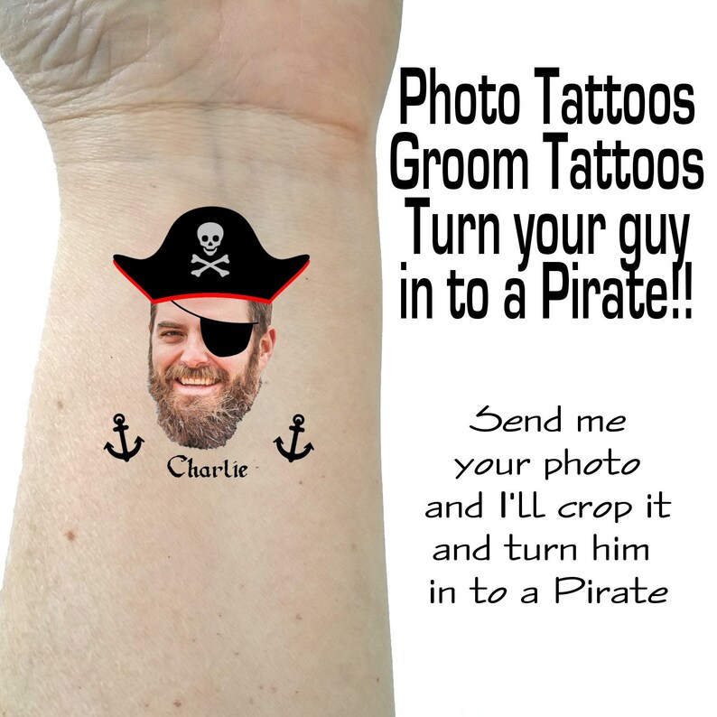 Bachelorette Tattoos Bachelorette Party Tattoos Groom Face Etsy