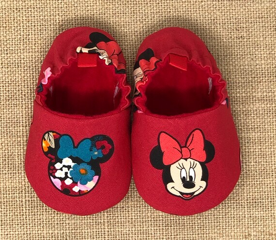 minnie mouse baby slippers