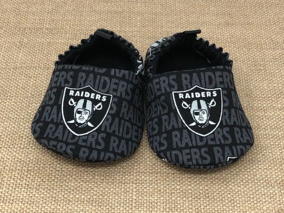 Infant Newborn Girl Baby Booties Slippers NEW Shower Gift Oakland Raiders Pink