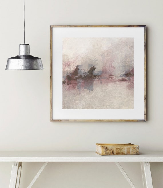 MERCHANT - Landscape, Burgundy, Industrial, Layering, Beige, Cream, Abstract, Modern, Brown, Impressionist, Seascape, Docks