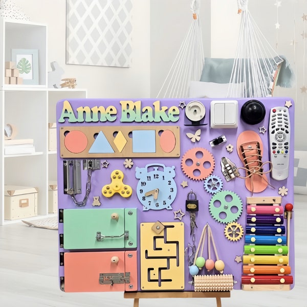 Montessori Big Busy Board Etsy