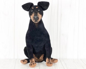 Manchester Terrier crochet pattern, Toy Terrier Crochet Pattern, Dog Crochet Pattern, Dog Pattern, Dog Crochet, Puppy Pattern