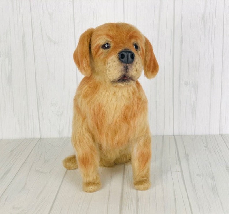 Wzór szydełkowy Golden Retriever, szczeniak szydełkowy, wzór szydełkowy psa, pies Golden Retriever, wzór szczeniaka, wzór szydełkowy, pies amigurumi zdjęcie 1