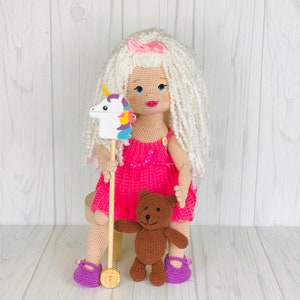 Padrão de boneca de crochê, bebê de crochê, padrão de boneca de crochê, padrão de boneca, padrão de boneca de crochê, padrão de crochê, padrão de boneca amigurumi