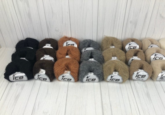 Kid Mohair (blend) Yarn, Weight 1 (super Fine), 30gr, 250m  