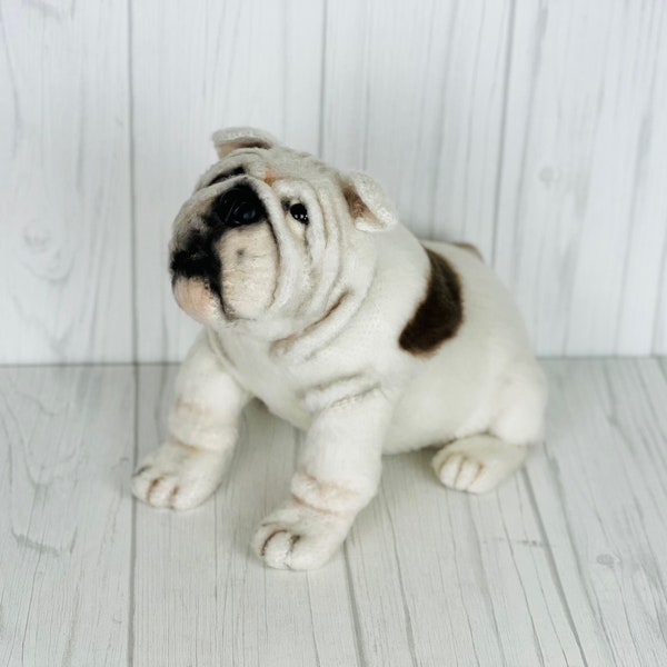 Engelse Bulldog Haakpatroon, Engelse Bulldog patroon, Haakpatroon, Hond Haakpatroon, Puppy  Haakpatroon