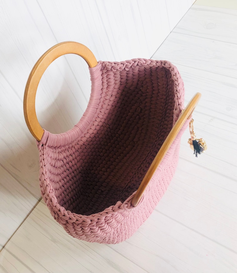 Tote crochet pattern, purse crochet pattern, handbag crochet pattern, bag crochet pattern image 7