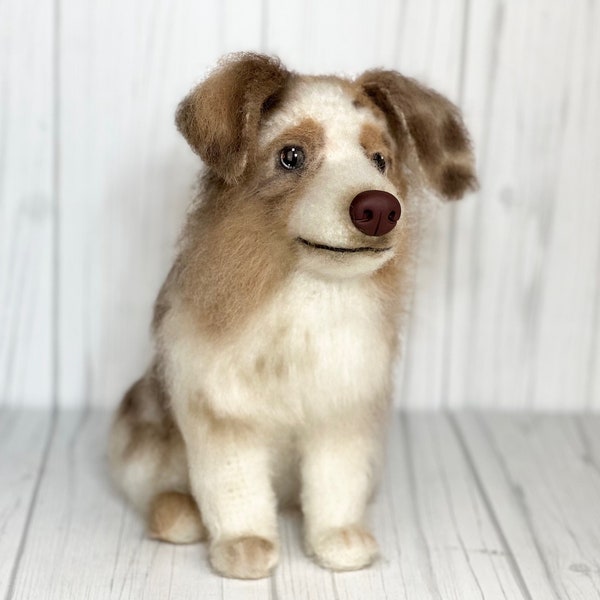 Australian Shepherd Crochet Pattern: Amigurumi Dog Puppy (PDF Pattern)