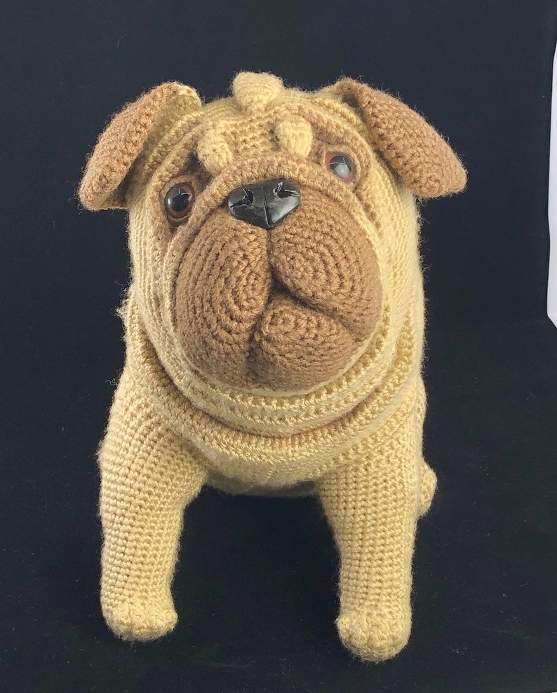 Crochet Dog, Crochet Puppy, Dog Crochet Pattern, Dog Pattern, Dog Crochet, Pug Dog, Puppy Pattern, Crochet PDF Pattern, PDF Pattern, PDF image 3