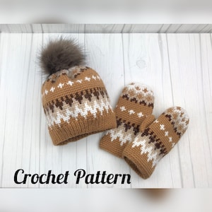 Bernie Sander's Mittens and Hat Crochet Pattern, Bernies Mittens Pattern, Mittens Crochet Pattern PDF, Crochet Pattern, The Bernies