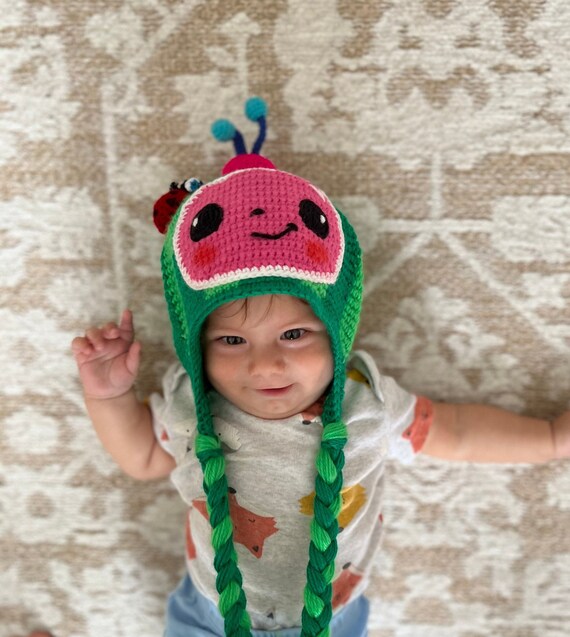 Melon Hat Crochet Pattern Hat Crochet Pattern Watermelon Hat Etsy