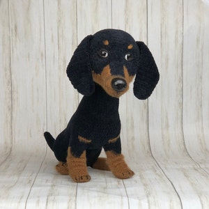 Dachshund Dog Crochet Pattern, Crochet Puppy, Dog Crochet Pattern, Dog Pattern, Puppy Pattern, Crochet PDF Pattern, amigurumi dog