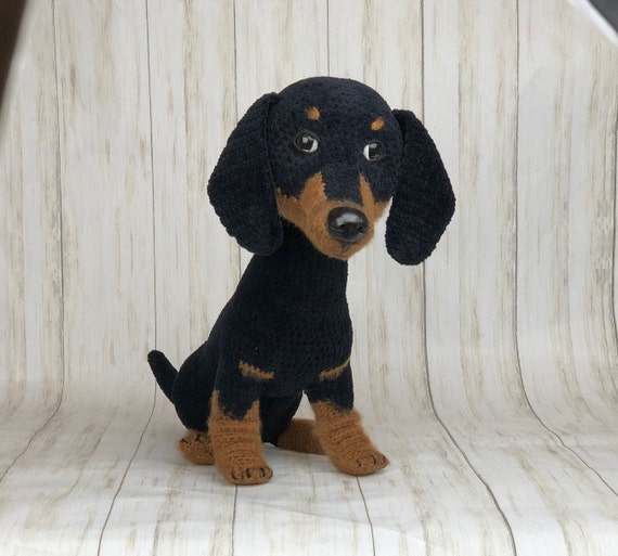 Dachshund Dog Crochet Pattern Crochet Puppy Dog Crochet Etsy Australia