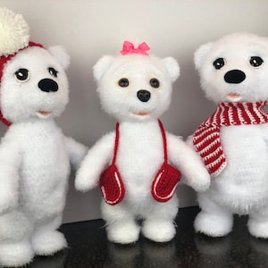 Ours au crochet, ours Amigurumi, ours au Crochet, motif au Crochet ours polaire, ours au Crochet, ours polaire au crochet, ours polaire au Crochet