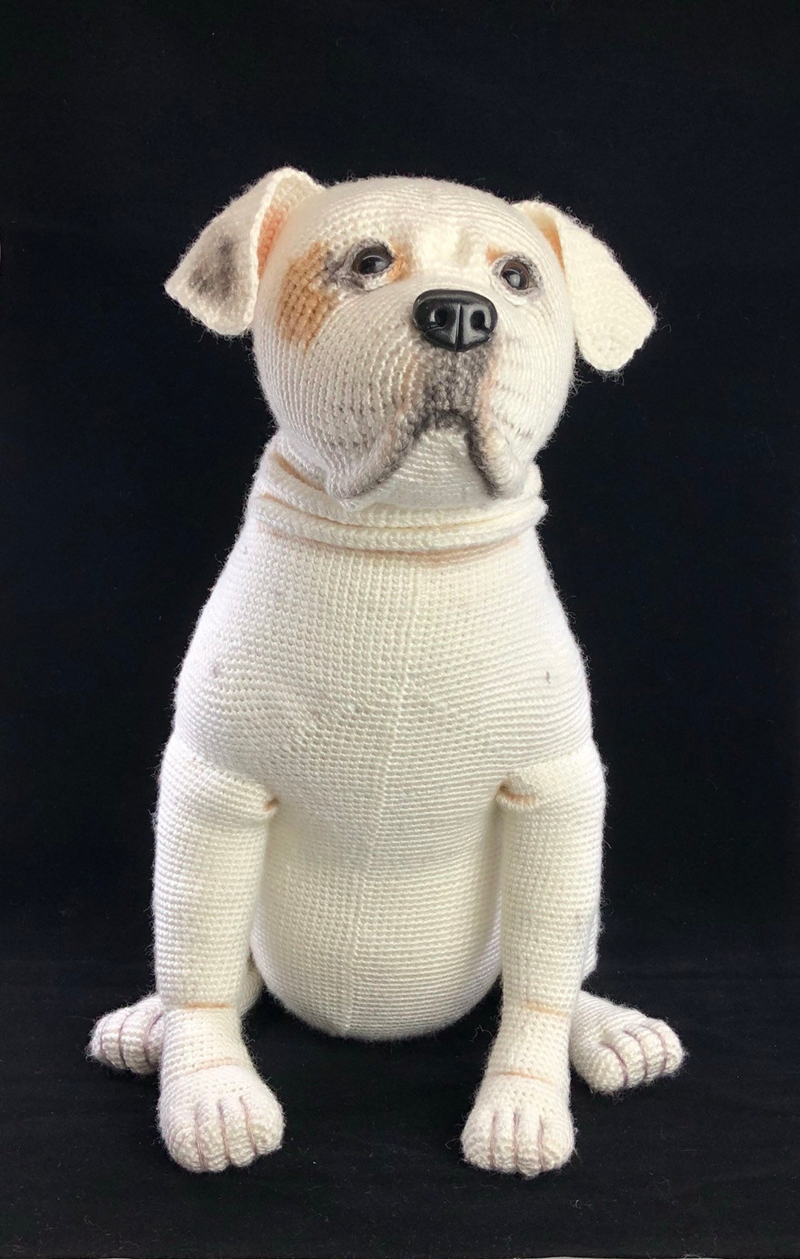 American Bulldog Crochet Pattern Dog Crochet Pattern Dog Etsy