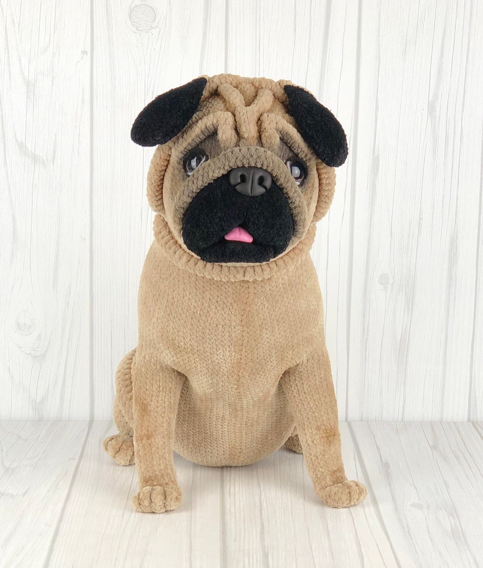 Pug Dog Crochet Pattern Dog Crochet Pattern Dog Pattern Dog Etsy
