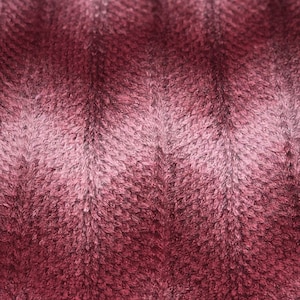 Tunisian Crochet pattern, Tunisian Knit Ripple Crochet Stitch, PDF file, Video Tutorial. image 4