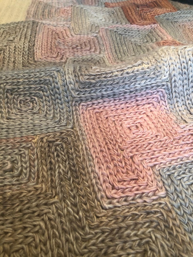 Slip Stitch Afghan Crochet Pattern: Beginner-Friendly Blanket Tutorial (PDF Download) image 9
