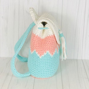 Backpack crochet pattern PDF. English USA image 4