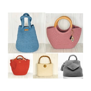 Häkelanleitung, Tote Bag Häkelanleitung, Taschenhäkelanleitung, Handtasche häkeln, Taschen häkeln