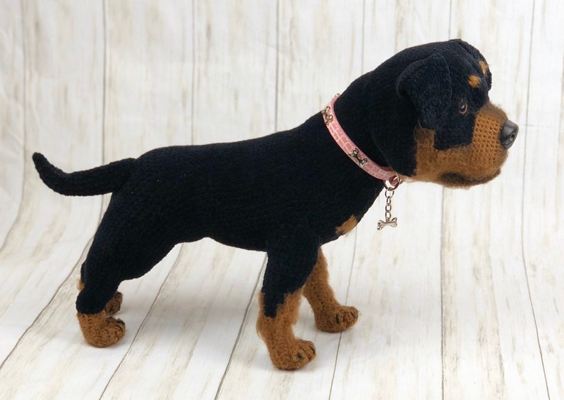 Rottweiler Crochet Pattern, Crochet Puppy, Dog Crochet Pattern, Dog Pattern, Dog Crochet, Puppy Pattern, Crochet Pattern, amigurumi dog image 8