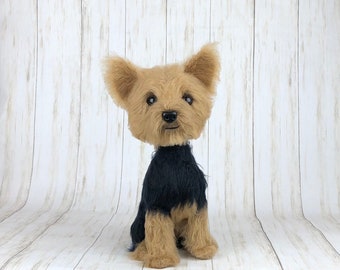 ヨークシャテリアのあみぐるみ　128 ヨークシャテリアのあみぐるみ 128 - メルカリ