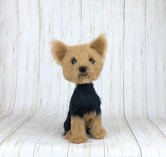 ヨーキーのかぎ針編みパターン: ヨークシャー テリア犬の