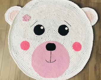 Bear Rug Crochet Pattern: Nursery Decor (PDF Pattern)