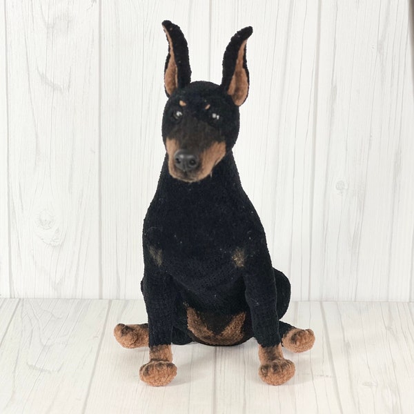 Dobermann Häkelanleitung, Dobermann Pincher Hund Häkelanleitung, Terrier Häkelanleitung, Hunde Häkelanleitung