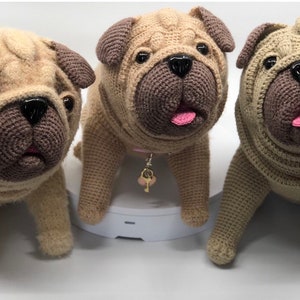 Crochet Dog, Crochet Puppy, Dog Crochet Pattern, Dog Pattern, Dog Crochet, Pug Dog, Puppy Pattern, Crochet PDF Pattern, PDF Pattern, PDF image 6
