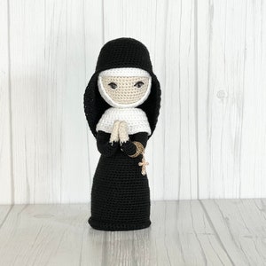 Puppen Häkelanleitung, Häkelanleitung Nonne, Häkelanleitung, Amigurumi Puppe Schnittmuster, Amigurumi Häkelanleitung, Häkelanleitung