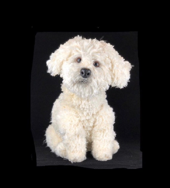 マルチーズ犬のあみぐるみ編み図（PDF） - Etsy 日本
