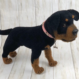 Rottweiler Crochet Pattern, Crochet Puppy, Dog Crochet Pattern, Dog Pattern, Dog Crochet, Puppy Pattern, Crochet Pattern, amigurumi dog image 3