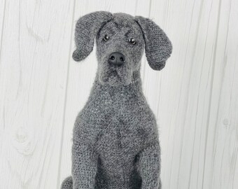 Great Dane Dog Crochet Pattern, Mohair Puppy (PDF Pattern) - Etsy