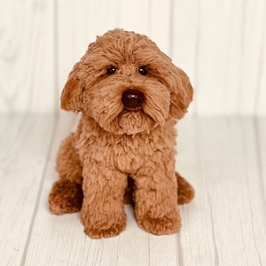 Caniche Rouge, Crochet Patron Chien, Crochet chien, crochet chiot, patron crochet chien, patron chien, patron chiot,  chien amigurumi
