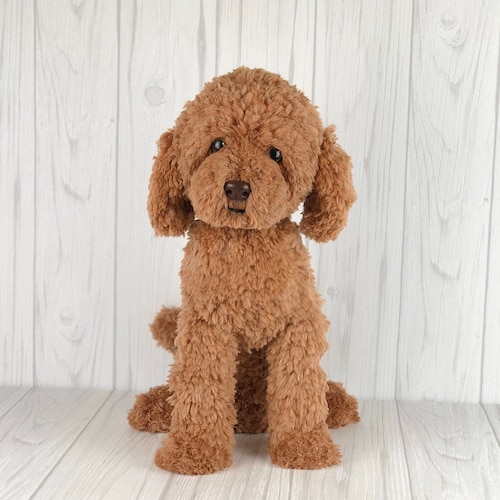Red Poodle Crochet Pattern: Amigurumi Dog Puppy (PDF Pattern)