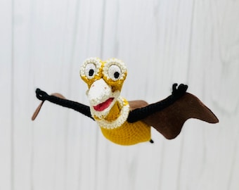 Pteranodon crochet pattern, dinosaur crochet pattern, dino crochet pattern, Bird dinosaur crochet pattern